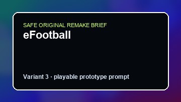 eFootball original efootball diy game reference artwork 3