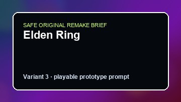 Elden Ring original elden ring diy game reference artwork 3