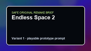 Endless Space 2 Quantum Break Custom Game Builder preview
