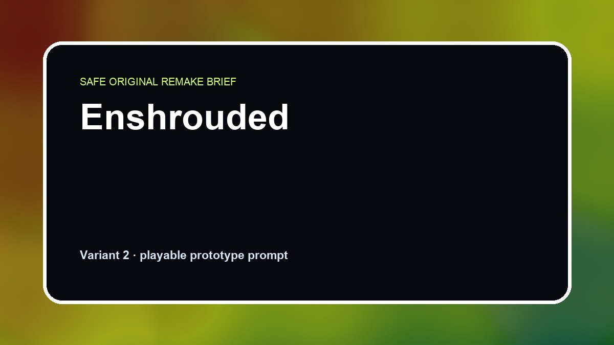 Enshrouded original enshrouded custom game reference artwork 2