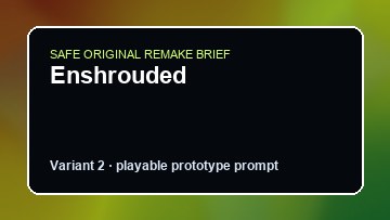 Enshrouded original enshrouded custom game reference artwork 2