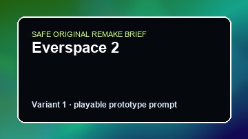 Everspace 2 Sable Custom Game Builder preview