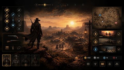 Far Far West original game remake reference artwork 3