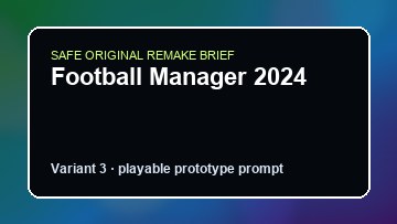 Football Manager 2024 original football manager 2024 custom game reference artwork 3