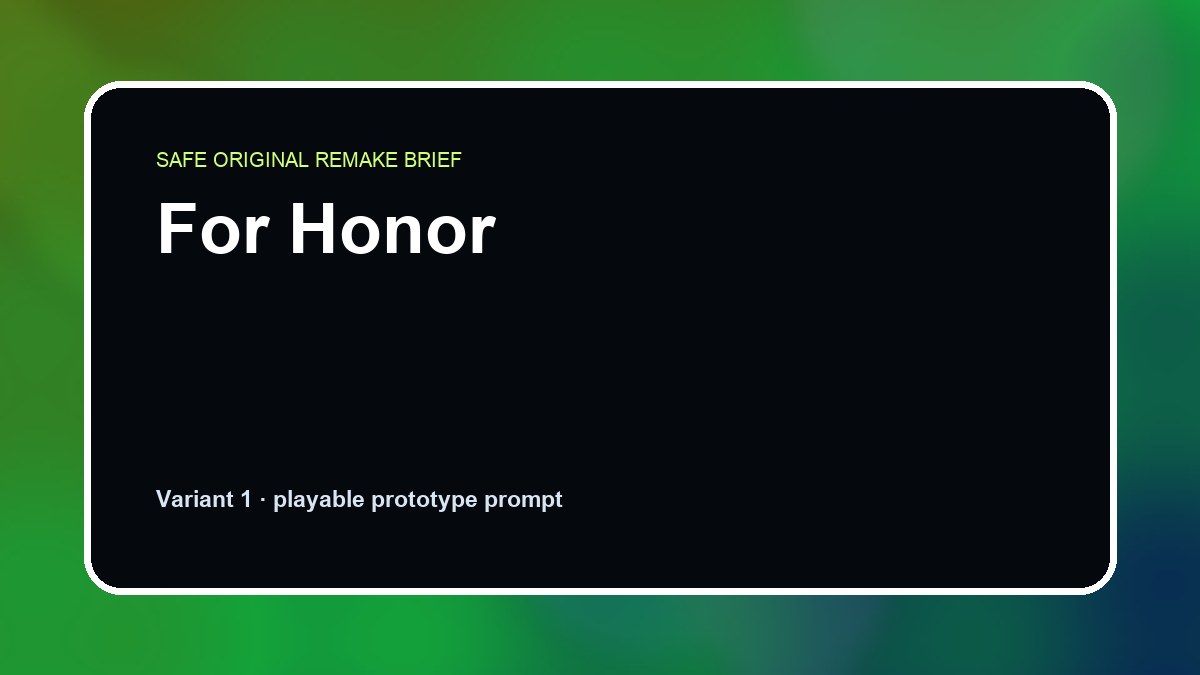 For Honor original for honor custom game reference artwork 1