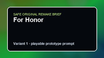 For Honor Surviving Mars Custom Game Builder preview