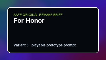 For Honor original for honor custom game reference artwork 3