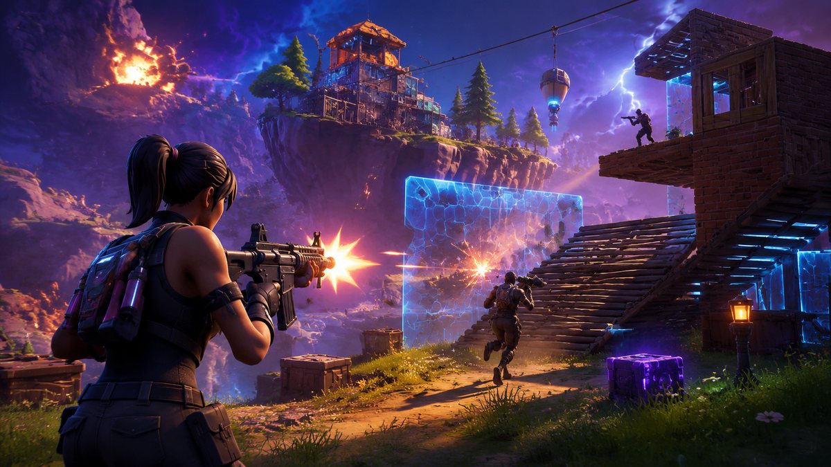 Fortnite original game remake reference artwork 2