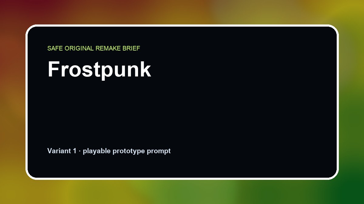 Frostpunk original frostpunk custom game reference artwork 1
