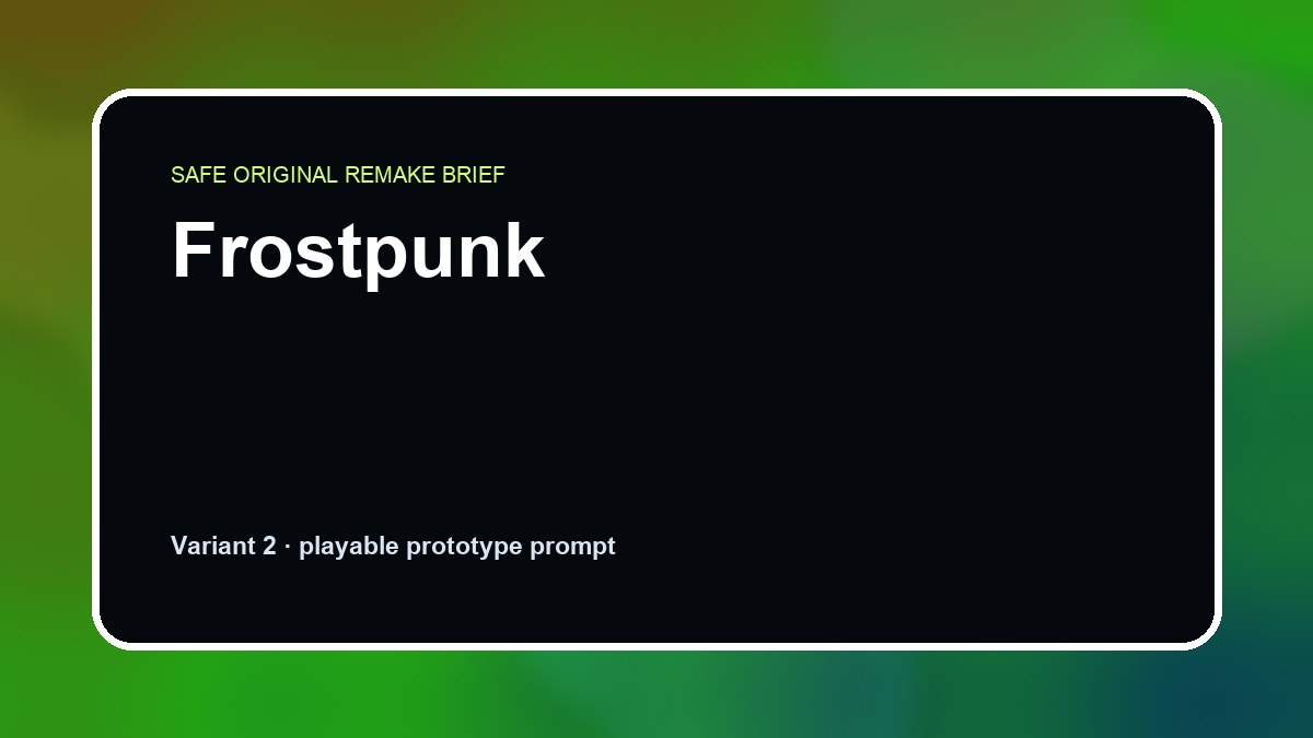 Frostpunk original frostpunk custom game reference artwork 2
