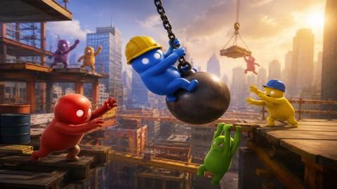 Gang Beasts original gang beasts custom game reference artwork 2