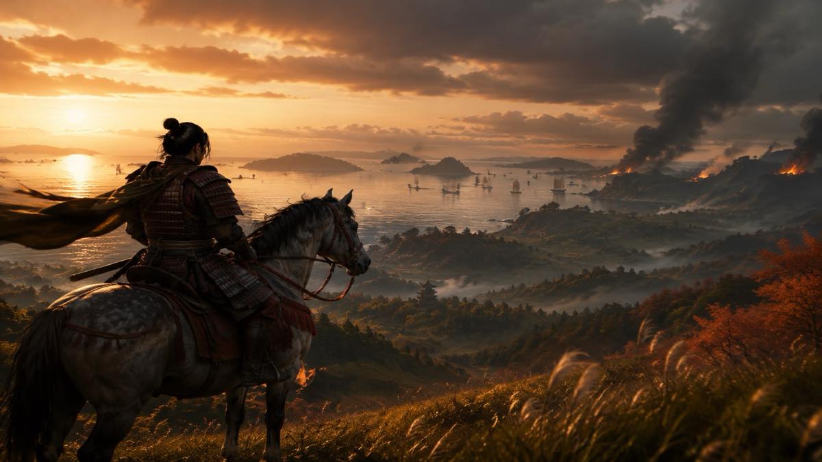 Ghost of Tsushima original ghost of tsushima custom game reference artwork 2