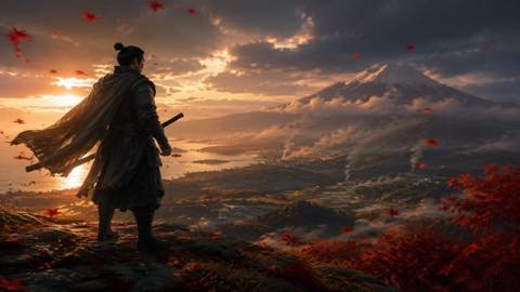 Ghost of Tsushima original ghost of tsushima custom game reference artwork 3