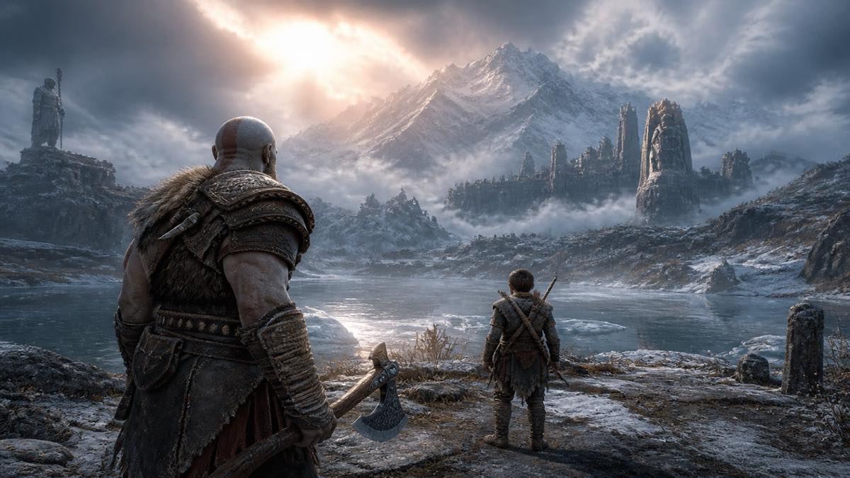 God of War Ragnarok original god of war ragnarok custom game reference artwork 2