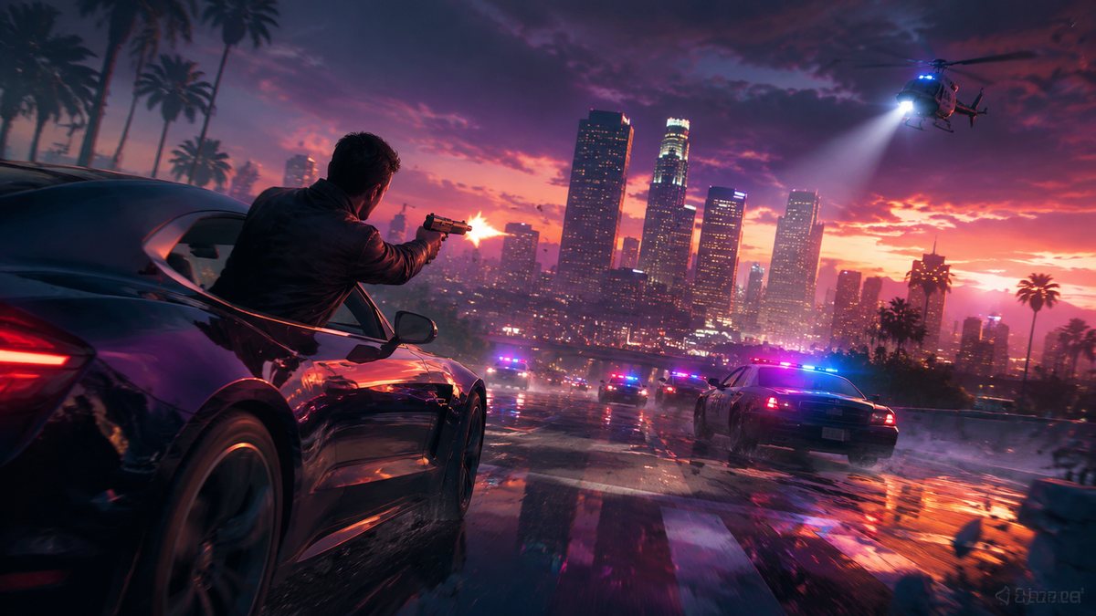 Grand Theft Auto V Enhanced original game remake reference artwork 1