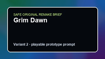 Grim Dawn original grim dawn custom game reference artwork 2