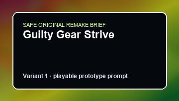 Guilty Gear Strive Inscryption Custom Game Builder preview