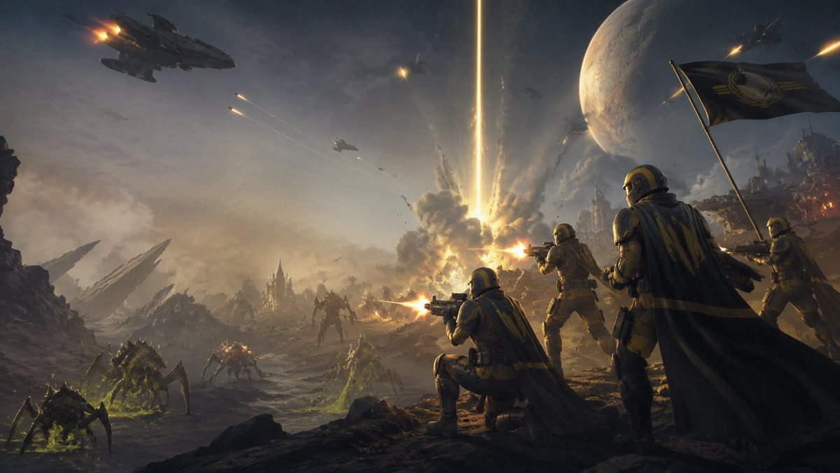 HELLDIVERS 2 original game remake reference artwork 1
