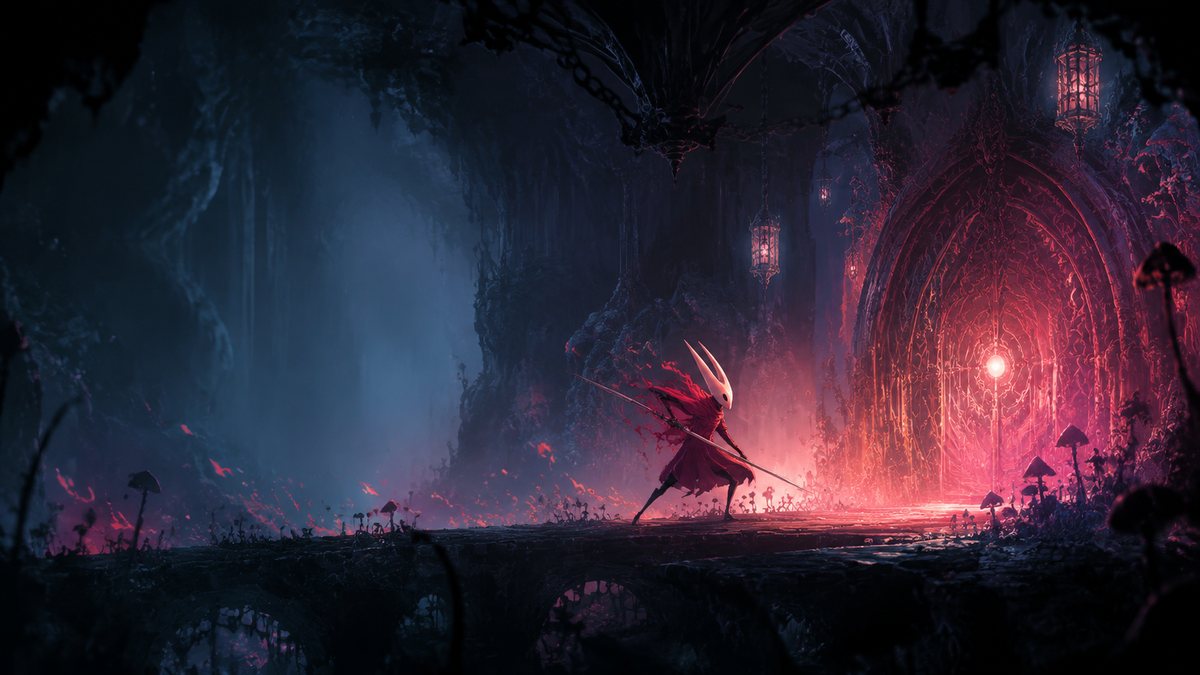 Hollow Knight Silksong original game remake reference artwork 1