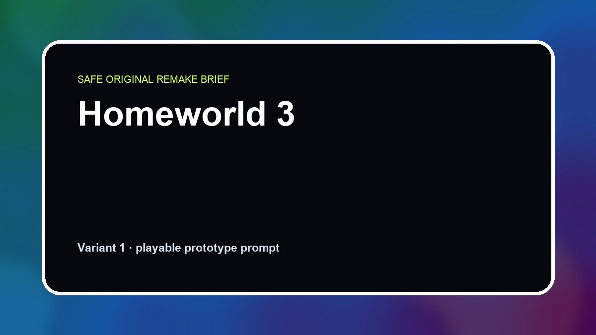 Homeworld 3 original homeworld 3 custom game reference artwork 1