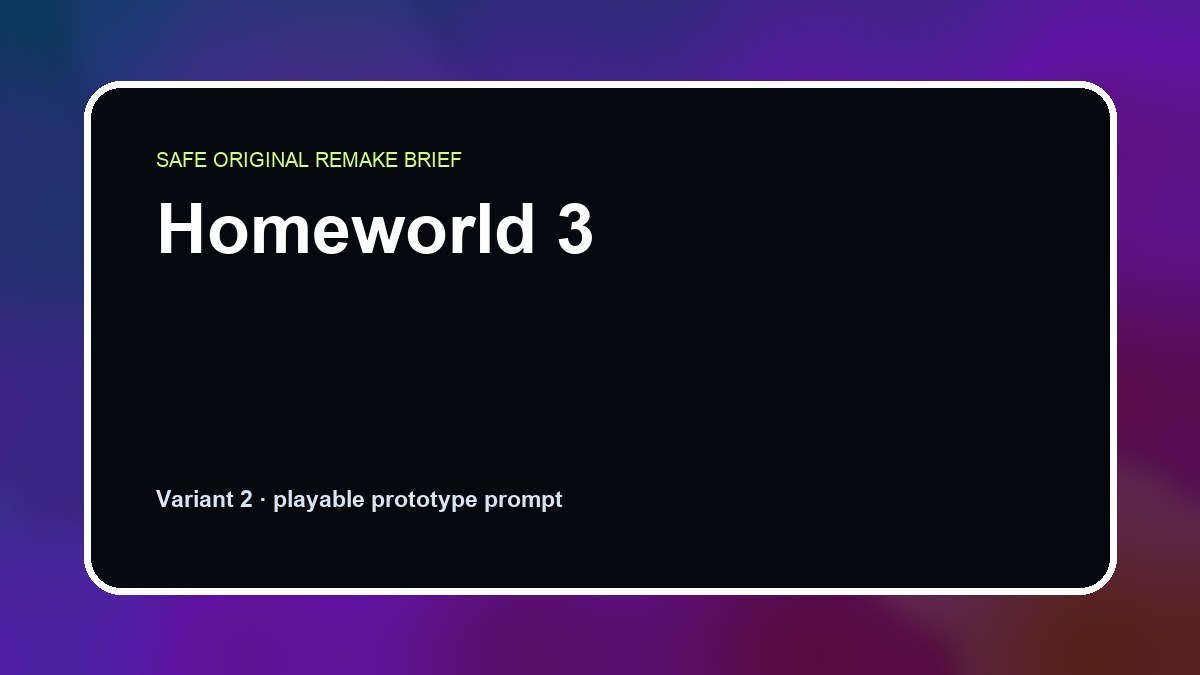 Homeworld 3 original homeworld 3 custom game reference artwork 2