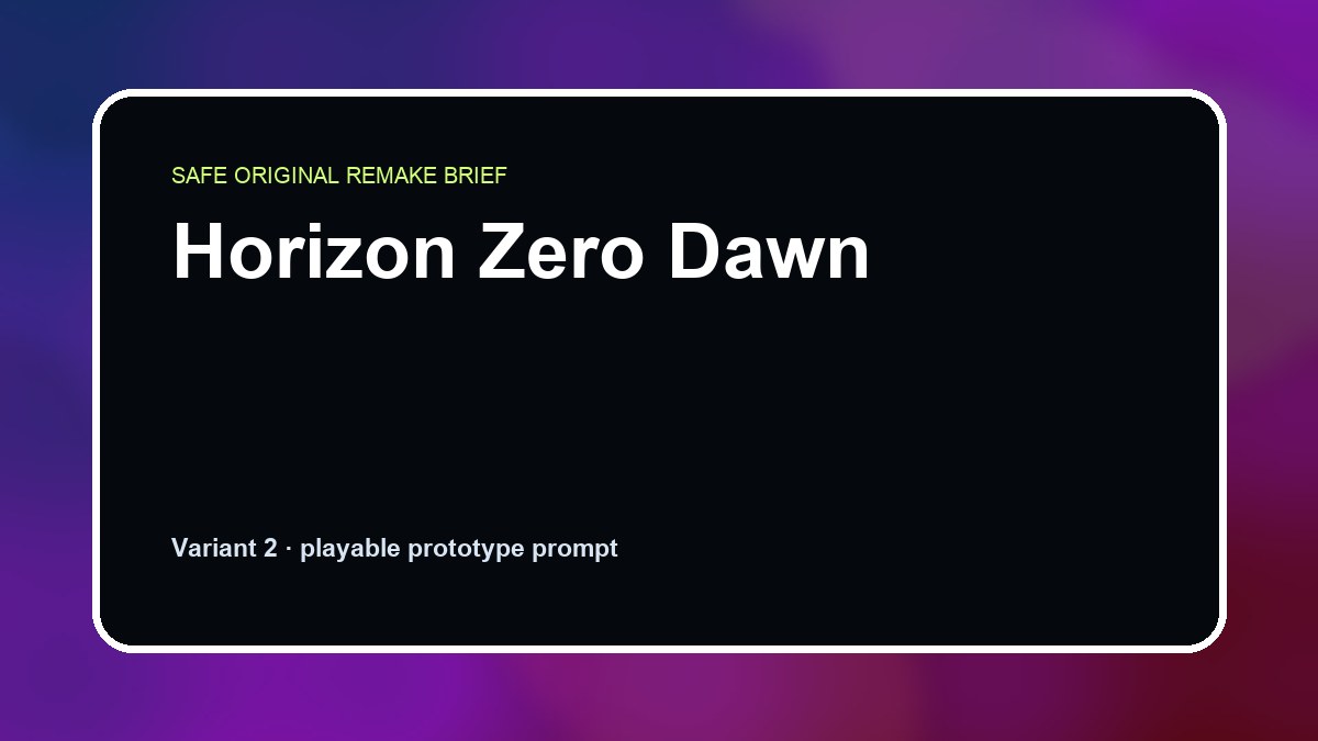 Horizon Zero Dawn original horizon zero dawn custom game reference artwork 2