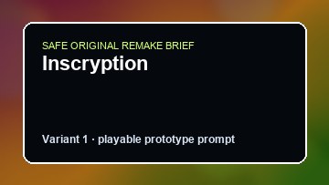 Inscryption original inscryption custom game reference artwork 1