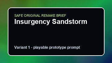 Insurgency Sandstorm Grounded Custom Game Builder preview