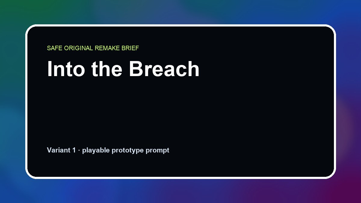 Into the Breach original into the breach diy game reference artwork 1