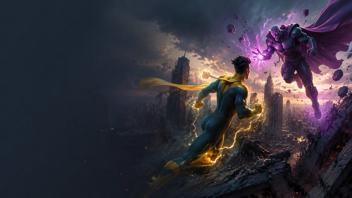 Invincible VS original game remake reference artwork 1