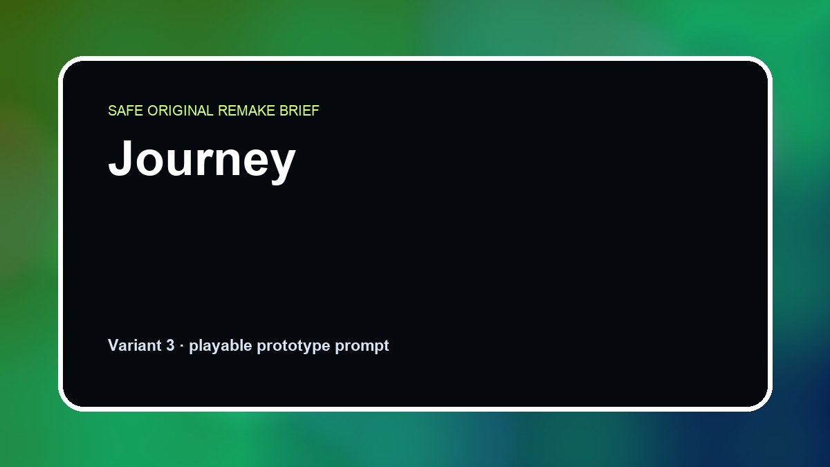 Journey original journey custom game reference artwork 3