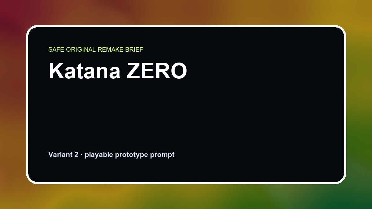 Katana ZERO original katana zero diy game reference artwork 2