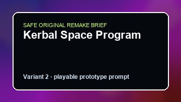 Kerbal Space Program original kerbal space program custom game reference artwork 2