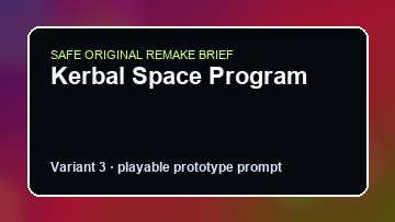 Kerbal Space Program original kerbal space program custom game reference artwork 3