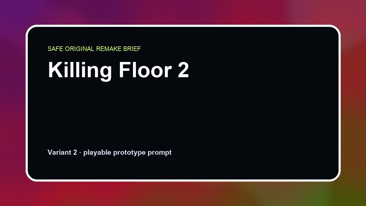 Killing Floor 2 original killing floor 2 custom game reference artwork 2