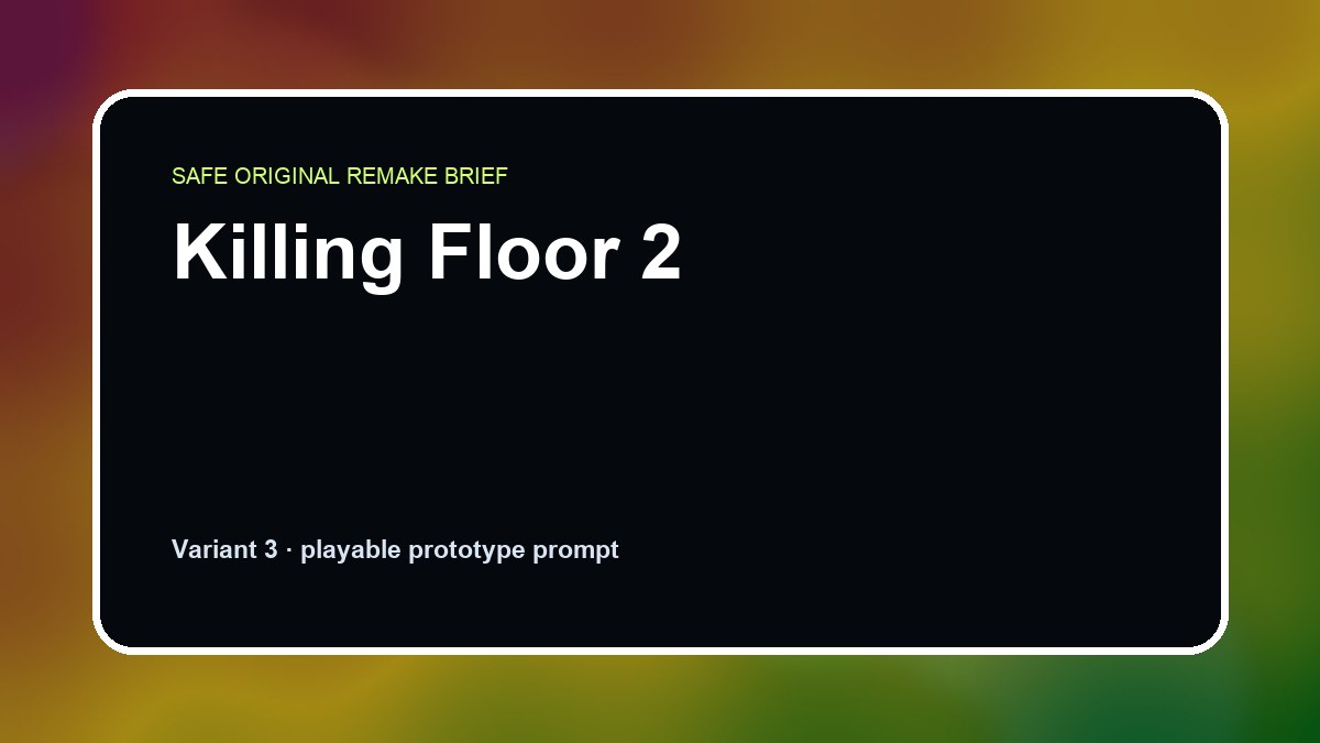 Killing Floor 2 original killing floor 2 custom game reference artwork 3