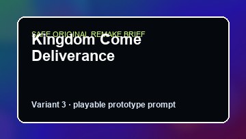 Kingdom Come Deliverance original kingdom come deliverance custom game reference artwork 3