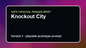 Knockout City original knockout city custom game reference artwork 3