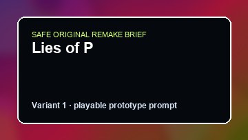 Lies of P Grounded Custom Game Builder preview