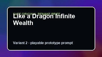 Like a Dragon Infinite Wealth original game remake reference artwork 2