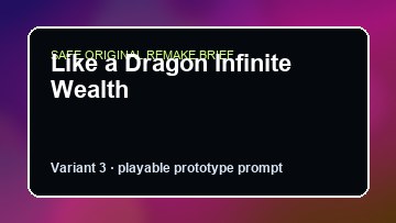 Like a Dragon Infinite Wealth original game remake reference artwork 3