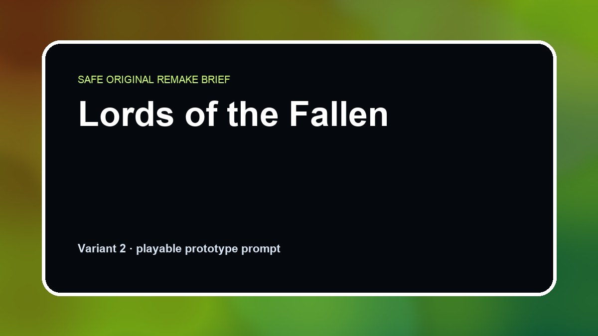 Lords of the Fallen original game remake reference artwork 2