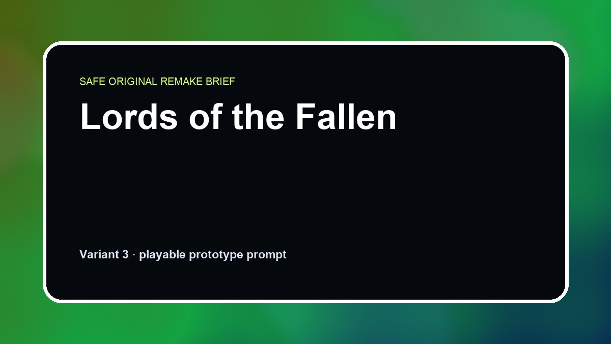 Lords of the Fallen original game remake reference artwork 3