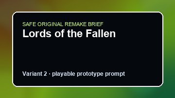 Lords of the Fallen original game remake reference artwork 2