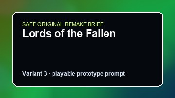 Lords of the Fallen original game remake reference artwork 3