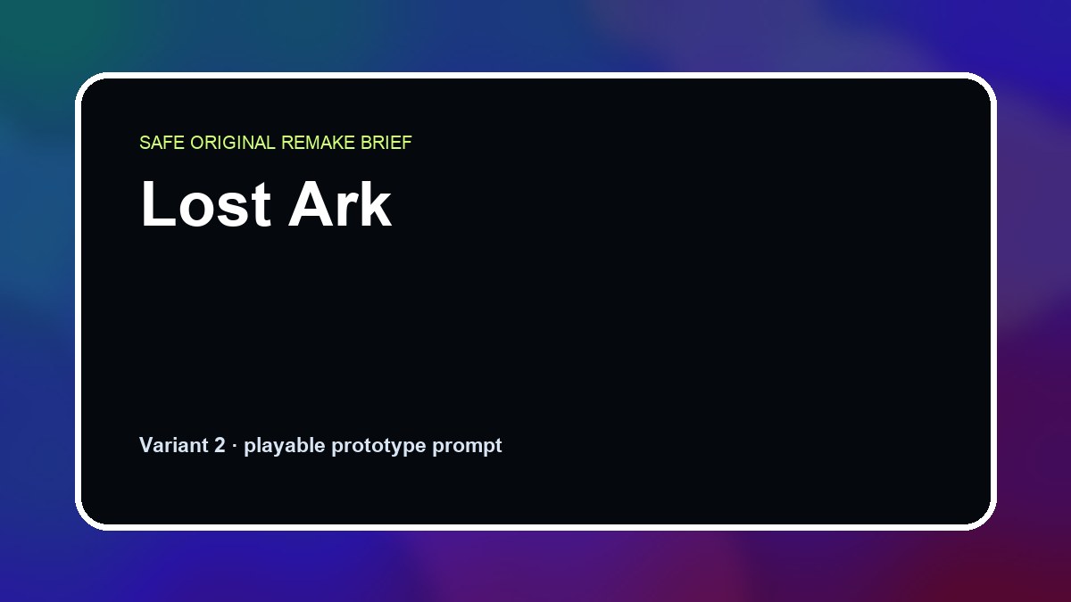 Lost Ark original lost ark diy game reference artwork 2