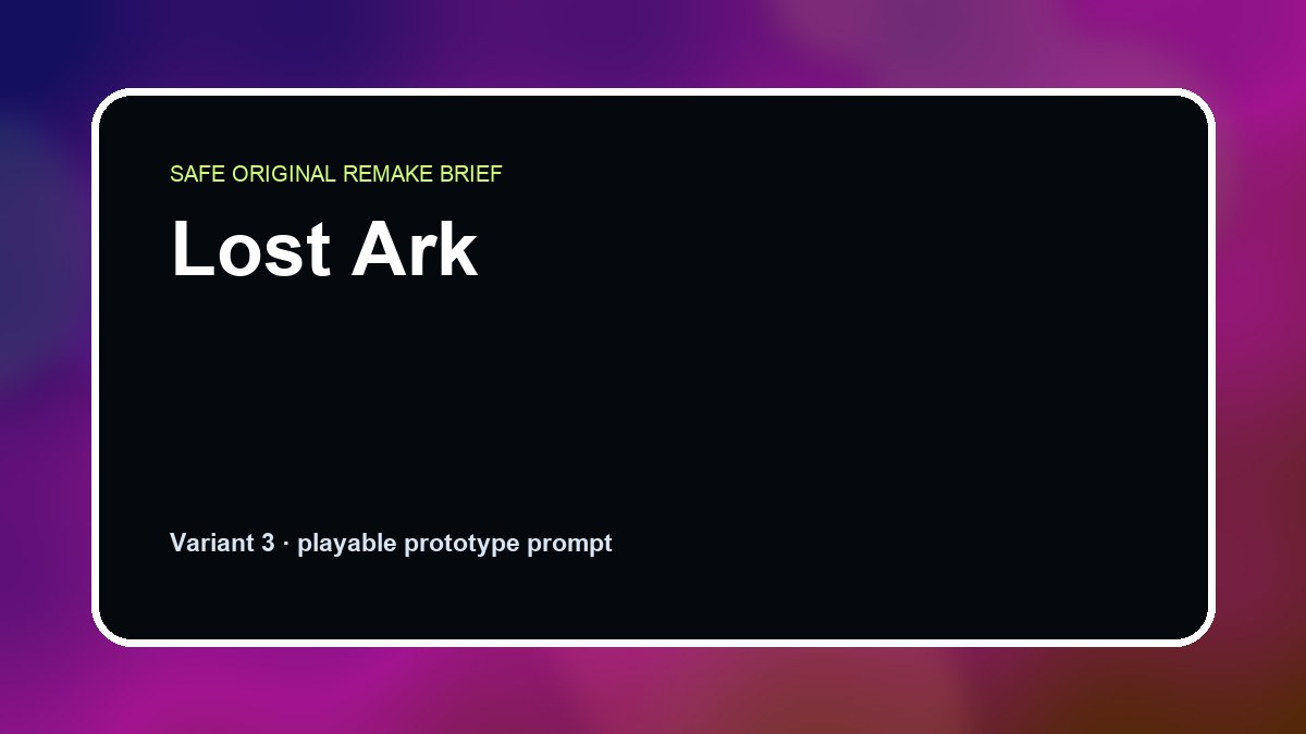 Lost Ark original lost ark diy game reference artwork 3