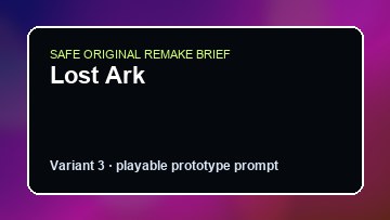 Lost Ark original lost ark diy game reference artwork 3