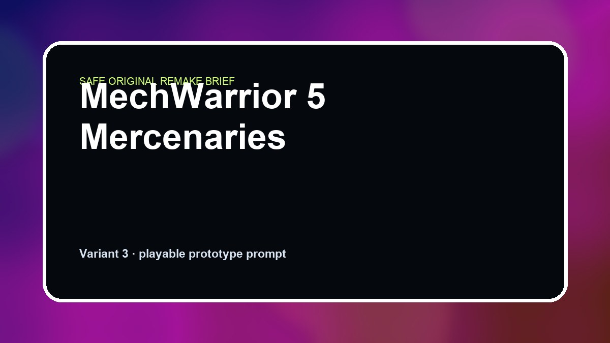 MechWarrior 5 Mercenaries original mechwarrior 5 mercenaries custom game reference artwork 3