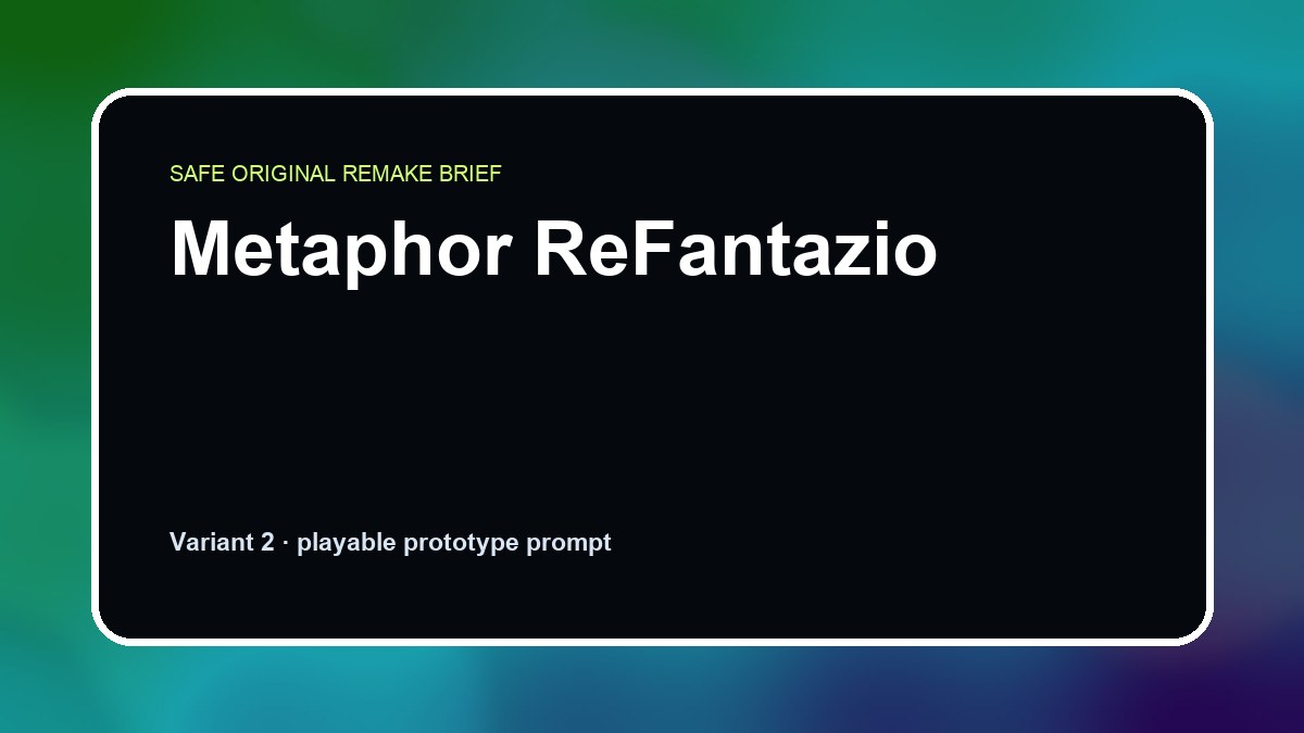 Metaphor ReFantazio original metaphor refantazio diy game reference artwork 2